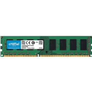 DDR3 8 GB. 1600 MHz CRUCIAL
