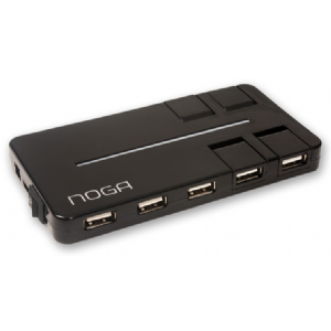HUB USB 2.0 10 PUERTOS C/FUENTE NGH-101