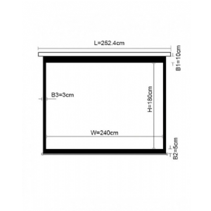PANTALLA PARA PROYECTOR 120 OB-PF120