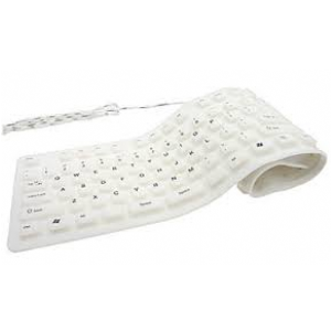 TECLADO NOGA GOMA BLANCO