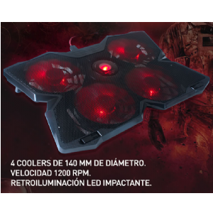 BASE PARA NOTEBOOK GAMER NOGA NG-COOL30