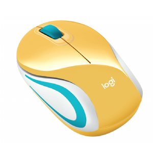 MOUSE INALAMBRICO LOGITECH M187 YELLOW