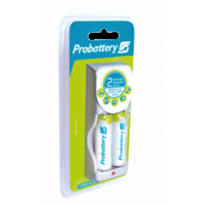 CARGADOR DE PILAS C/2xAA PROBATTERY FK26-AA/2100-2EP