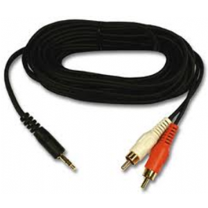 CABLE 2xRCA x 3.5ST 1.5M NETMAK NM-C25 1.5