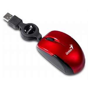 MOUSE MINI GENIUS MICRO TRAVELER RUBI