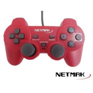 GAMEPAD PS2 NETMAK RED