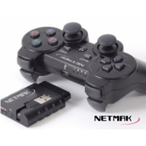 GAMEPAD PS2 / USB NETMAK C/BAT NM-P308
