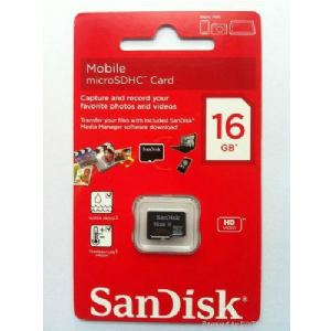MEMORIA MICRO-SD 16 GB. SANDISK CLASS4