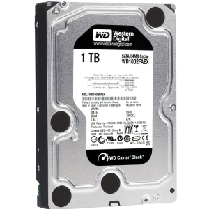 HDD 1 TB. SATA3 64 Mb. WESTERN DIGITAL BLACK