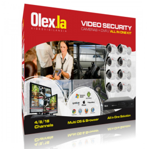 CCTV KIT DVR 8CAM 700TVL 500GB OL-K7008-D