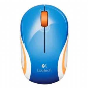 MOUSE INALAMBRICO LOGITECH M187 BRAVE BLUE