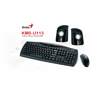 TECLADO MOUSE Y PARLANTES GENIUS KMSU115